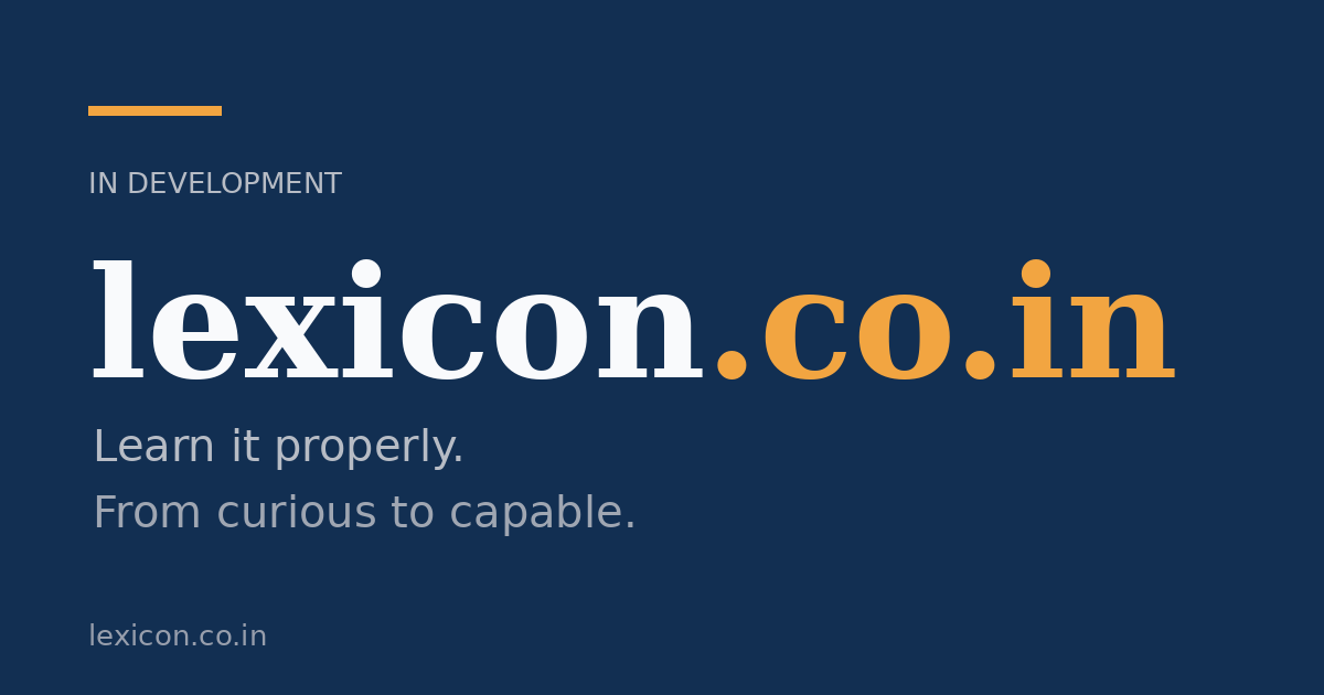 Link preview image for lexicon.co.in